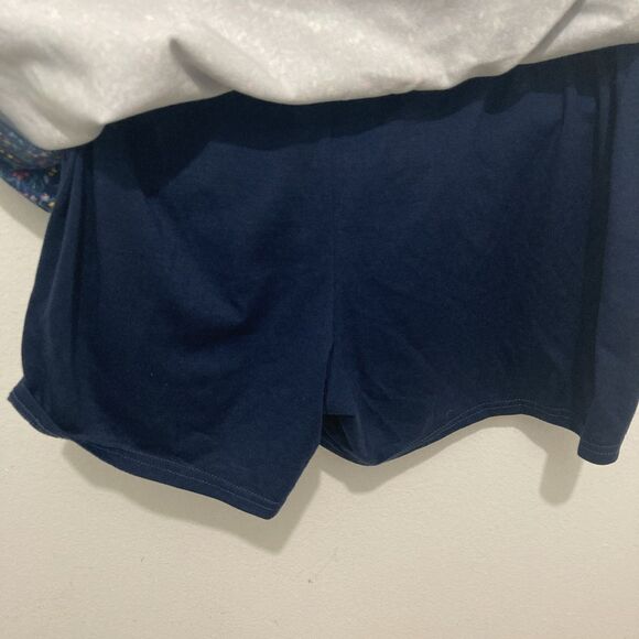CROFT & BARROW blue multicolor floral built in shorts pull on skort 16 - Picture 6 of 7